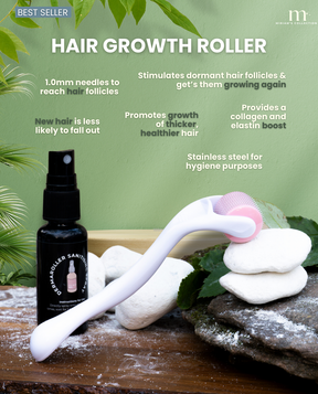 Pink Hair Growth Roller (Dermaroller 1.0mm)