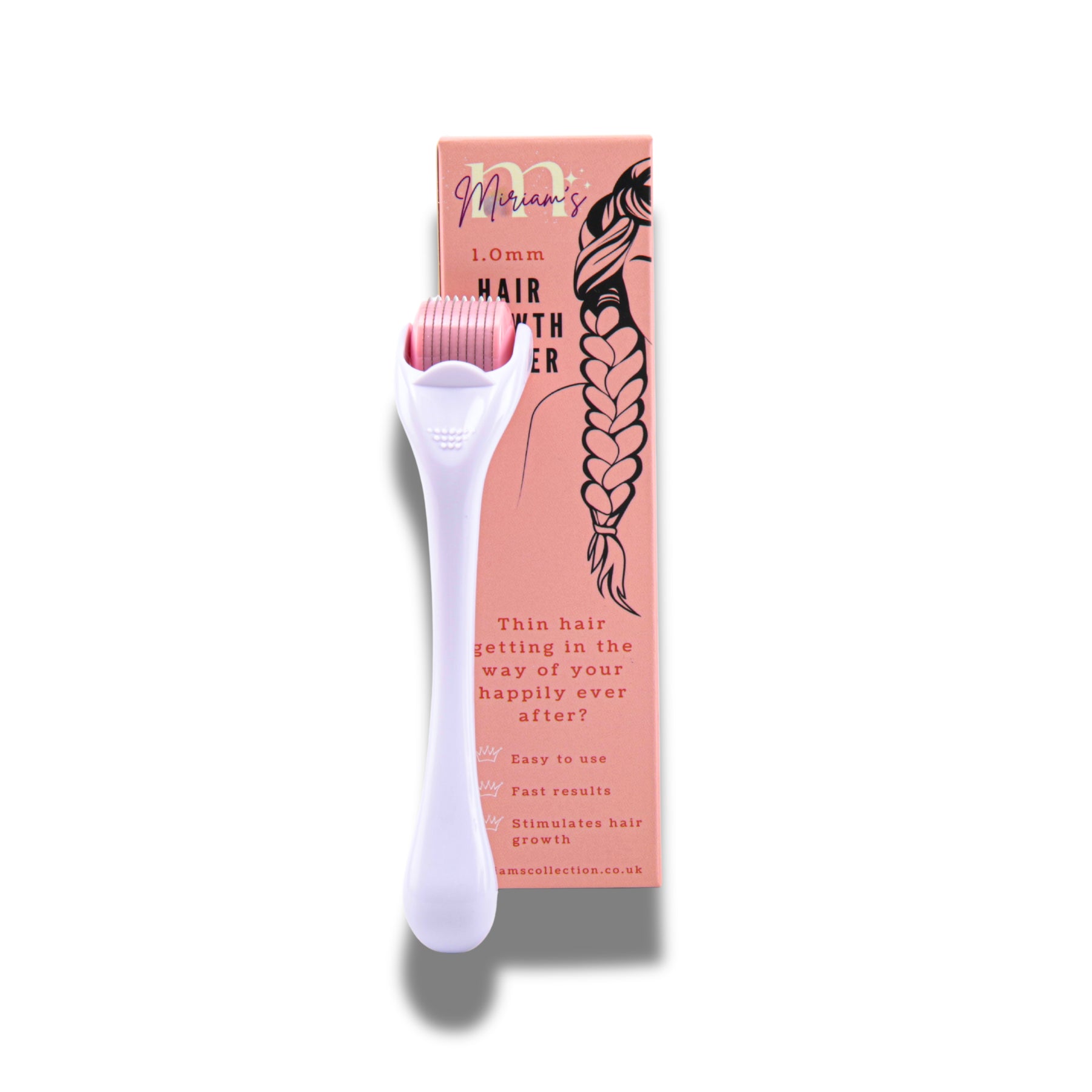 Pink Hair Growth Roller (Dermaroller 1.0mm)