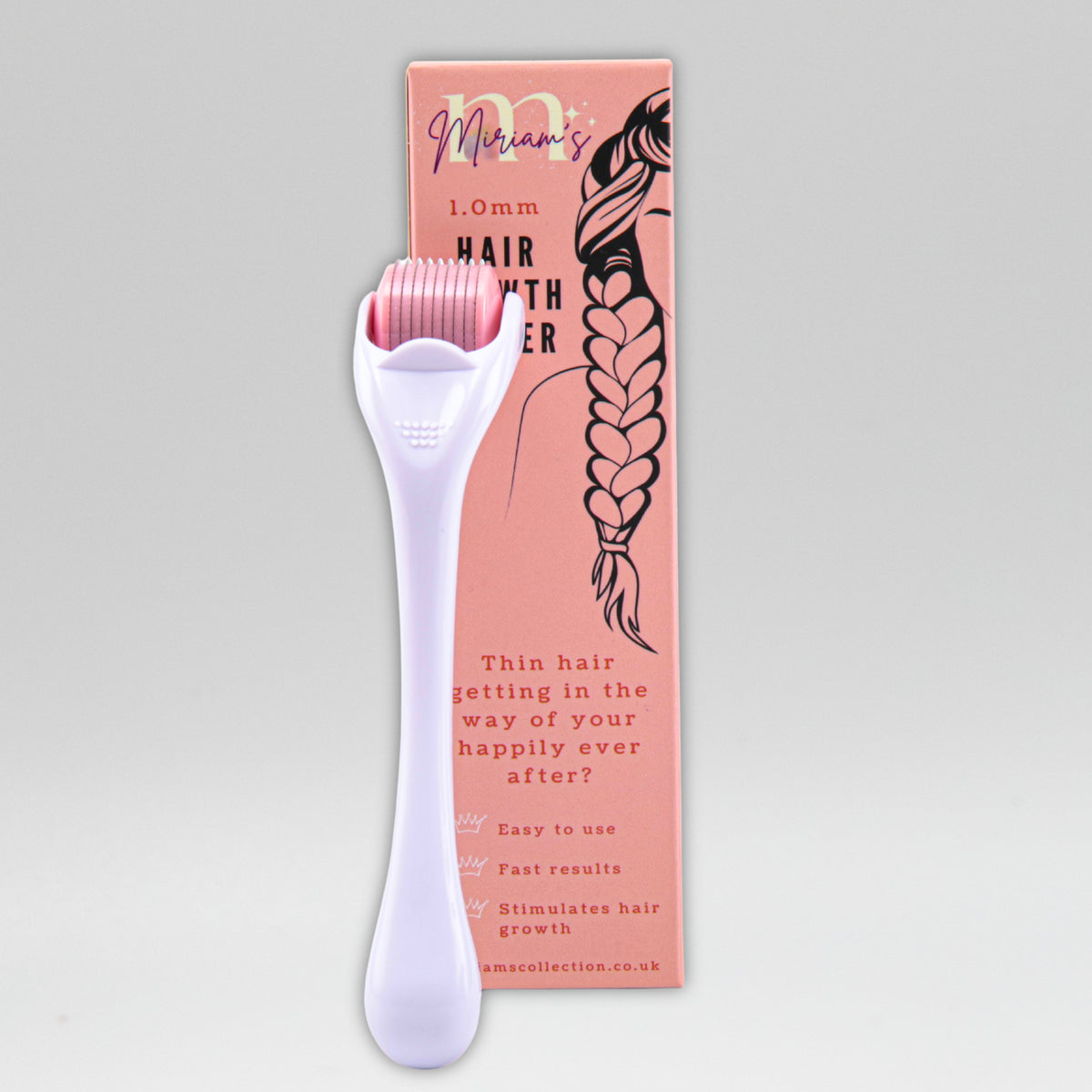 Pink Hair Growth Roller (Dermaroller 1.0mm)